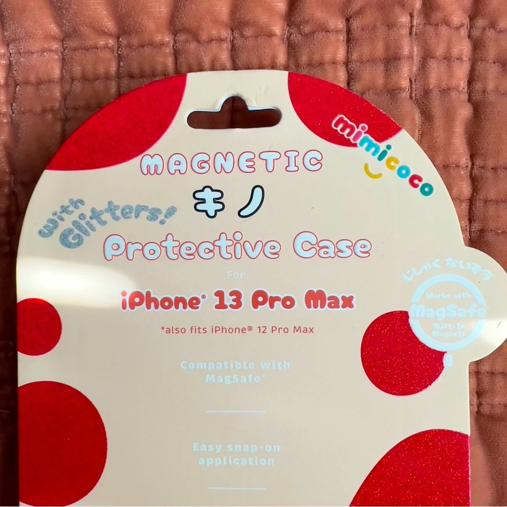 NWT - Mushroom iPhone 13 Pro Max Cover